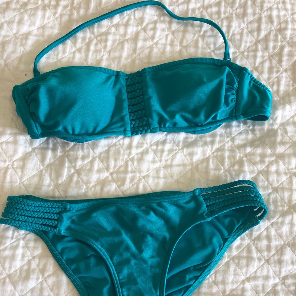 Seafolly teal bikini